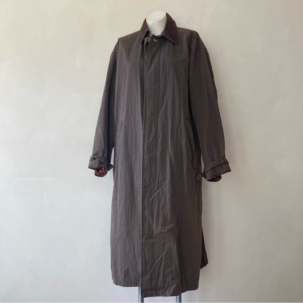 Timberland | Vintage Cotton Blend Minimalist Barn Duster Trench Coat